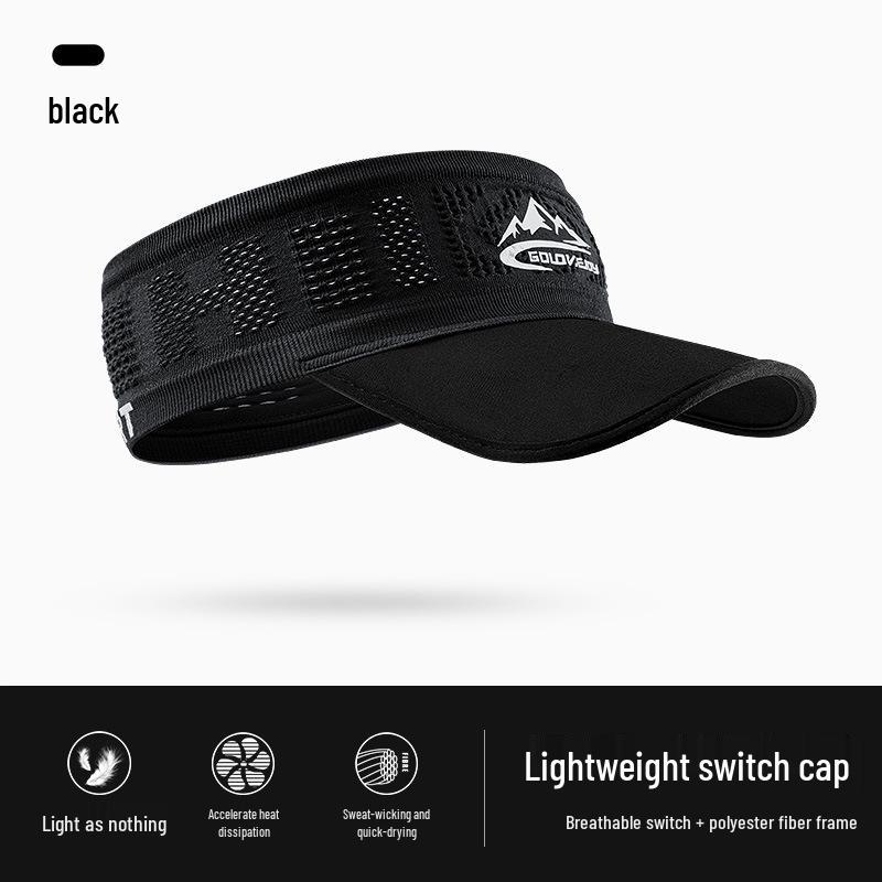 Summer Sports Visor: Lightweight, Breathable, Quick-Dry Sun Protection for Running, Training, Tennis, and Marathons