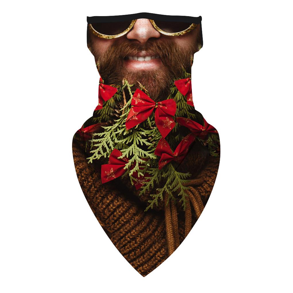 Weihnachten Halbgesichtsmaske Unisex Sturmhaube Bandana Nackenwärmer Schlauchschal Kopfbedeckung