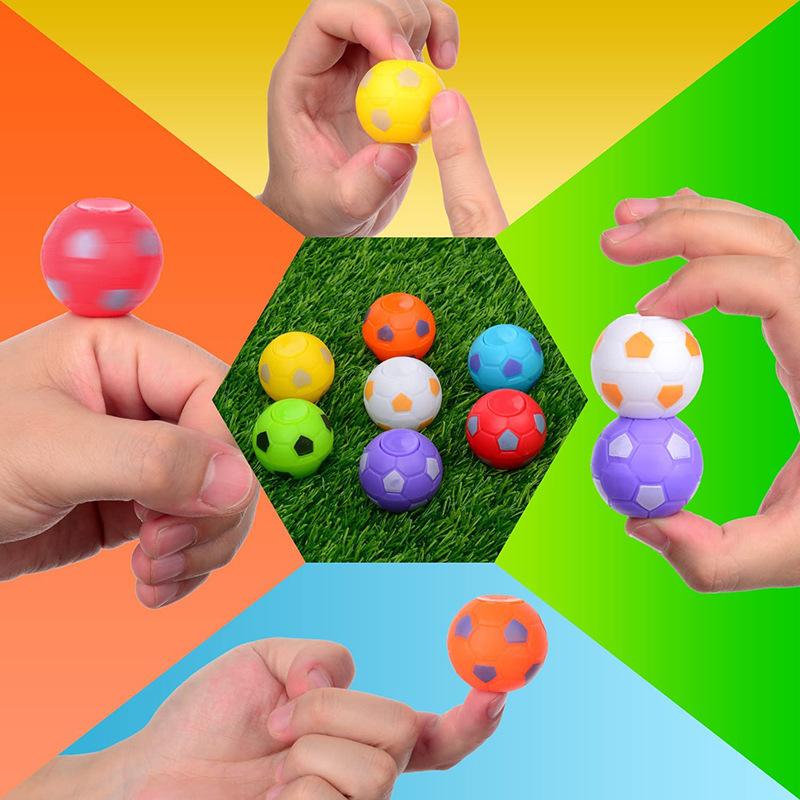 Football Fingertip Gyro Hand Spinner Decompression Toy Gift Promotion Funny Educational Toys Prize Hot Sale Child Spinning Top