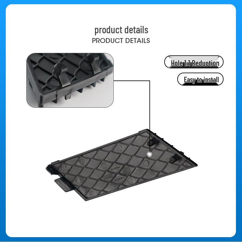 Compatible with Mercedes GL-Class W166 Front Bumper GL350/GL500 Tow Hook Cover (1668855122).