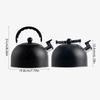 Whistling Tea Kettle For Stove Top 2.5L Stainless Steel Stovetop Kettle Tea Pots Rustproof Water Boiler With Loud Whistle And