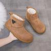 22 new autumn and winter lightweight thick-soled non-slip snow boots warm Birkenstocks