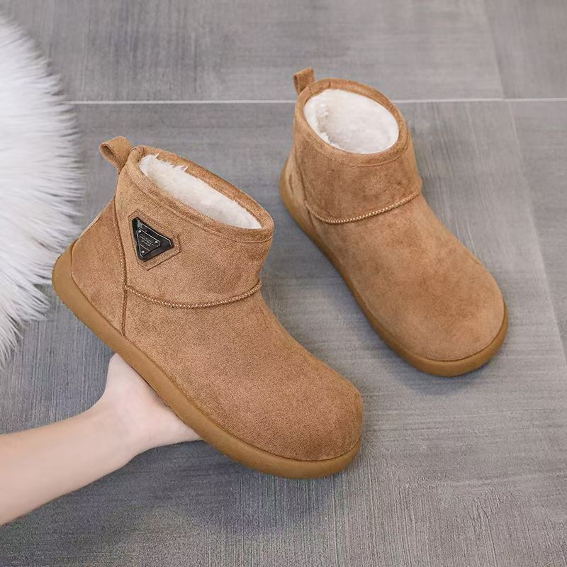 22 new autumn and winter lightweight thick-soled non-slip snow boots warm Birkenstocks