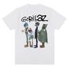 Music Band Gorillazs Punk Rock Print T Shirt 90s Casual Fashion Short Sleeve  T Shirt Unisex