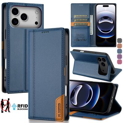 Magnetic Flip Leather Case For iPhone 16 15 14 13 12 11 17 Pro Max 17Air 14 15 16Plus 16e Luxury Wallet Card Slot Cover