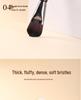 18-Piece Professional Makeup Brush Set with High-Grade Animal Hair