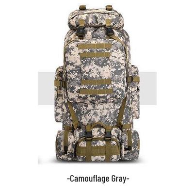 80L Tactical Detachable Hiking Backpack