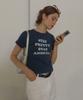 ANOETIC Anc Stay Pretty T-Shirt_Navy