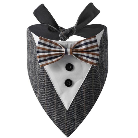 

Мягкий и удобный привлекательный костюм для собак с бантом, треугольный шарф, товары для домашних животных