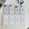 For Magsafe Magnetic Wireless Charging Phone Case For iPhone 16 15 14 13 12 11 ProMax mini X XR XS 7 8Plus Clear Cover