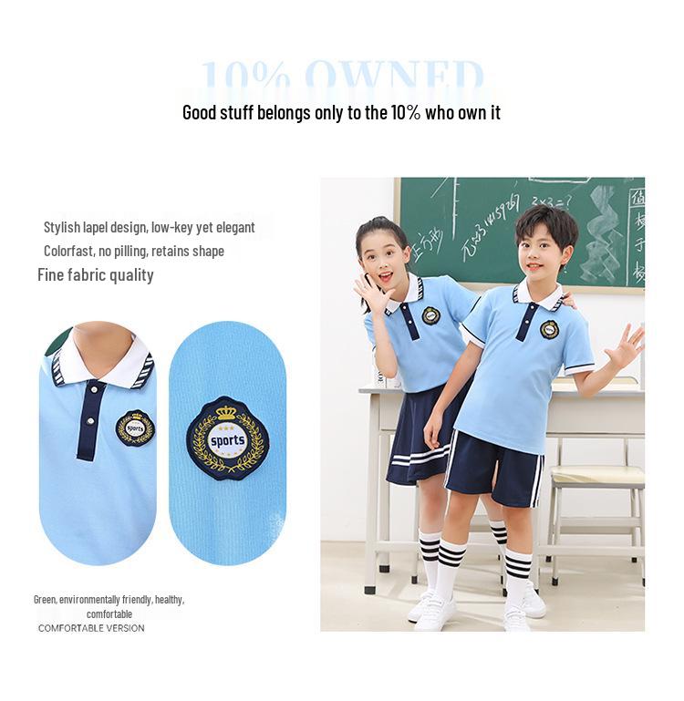 2023 Sommer Schuluniform Set für Kinder: Kindergarten-Abschlussoutfit für Jungen und Mädchen