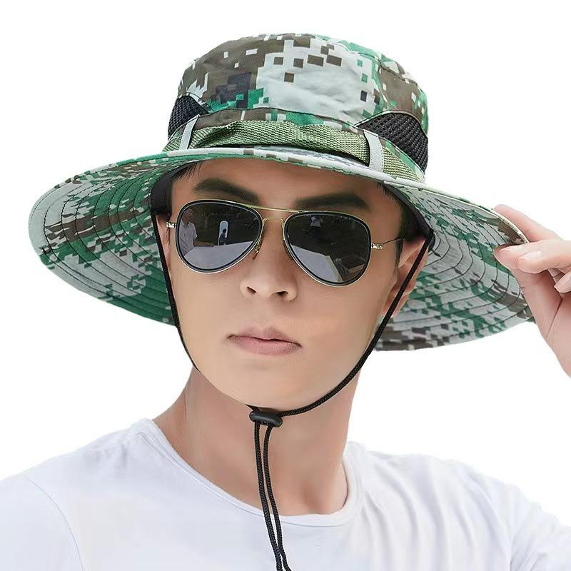 Sun Protection Hat Hat Men's Summer Fishing Hat Sun Protection Sun Hat Breathable Summer Men's Bucket Hat Mountaineering Hat