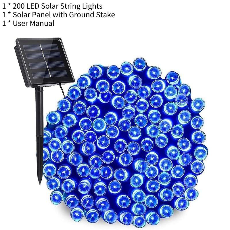 Multi-color Led Solar String Lights Ideal For Outdoor Waterproof Holiday Decoration