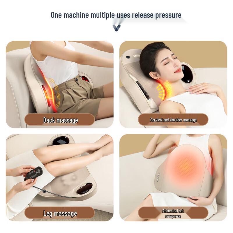 Lenovo Heated Lumbar & Neck Massage Cushion