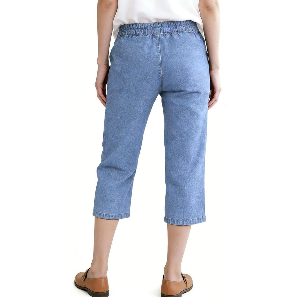 Womens Straight Leg Jeans Jeans With Pockets Casual Denim Pants