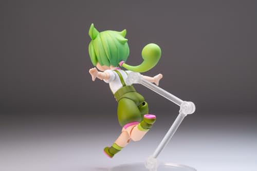 PM Office A (PLUM) Plafia Zundamon Mini Figure Set, Approx. 100mm Tall, 1/12 Scale, Pre-colored Plastic Model Kit (Assembly Kit) PP223