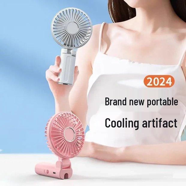 Newcomer Discount: Portable Folding Desktop Mini Fan - Cool Hanging Umbrella Style, Perfect for Summer