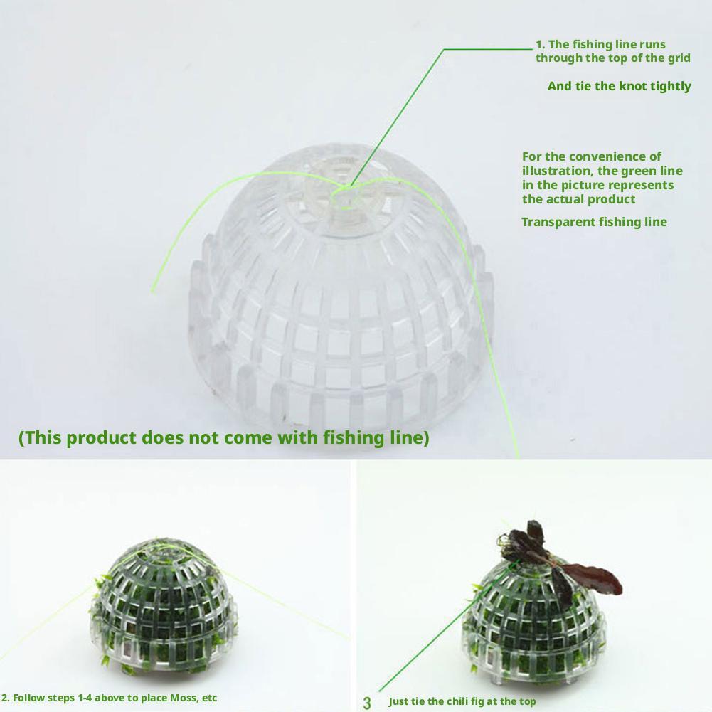 Plastic Aquarium Moss Ball Filter Aquatic Pet Supplies Decorations For Shrimps Fish Tank Pet Products Fish Tank Decoration