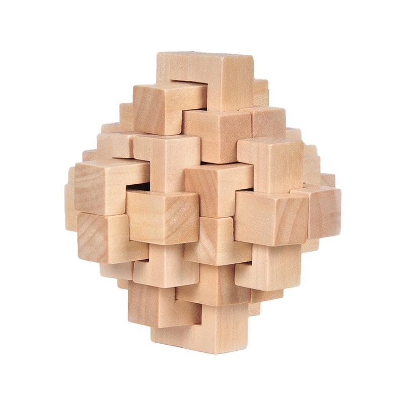 Science And Technology Small Making Wooden Children Educational Toys For Primary School Students Intelligence Unlock Kongming Lock Luban Lock 24 Lock