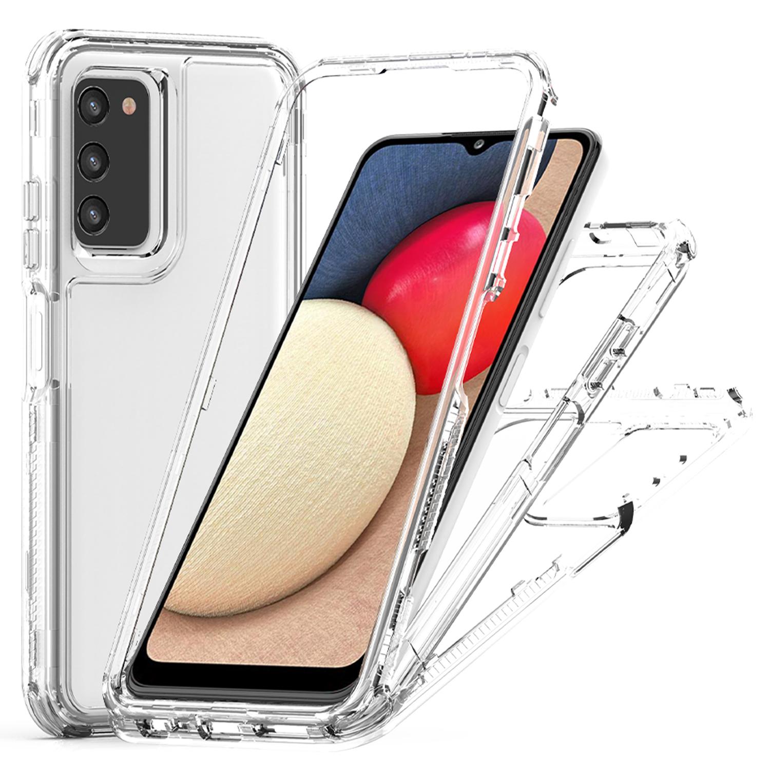 

Clear Case for Samsung Galaxy A03s (166.5mm)/A02s (166.5mm) Acrylic+TPU Cover A