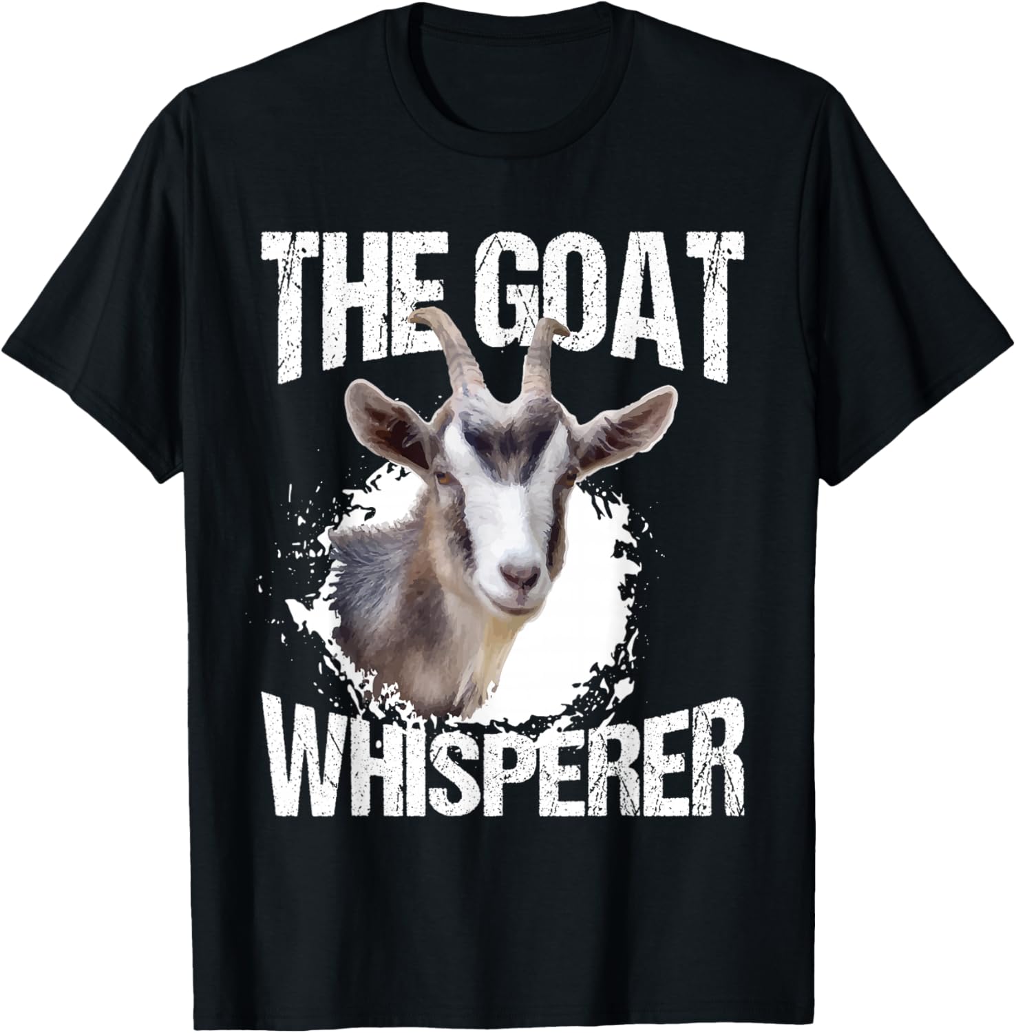 The Goat Whisperer Funny Goat Lover Farmer Gift T-Shirt Small Unisex T-Shirt XXXL