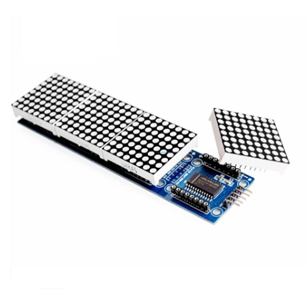 5Pin Line Dot Matrix Module Red Green Blue Led Matrix Panel 4 in 1 MAX7219 Module Electronics