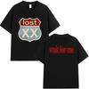 MGK Lost XX Americana 2026 Men's Summer Graphic Printed T-shirt Casual Retro Super Cotton T-shirt Fashion Clothing T-shirt Y2k