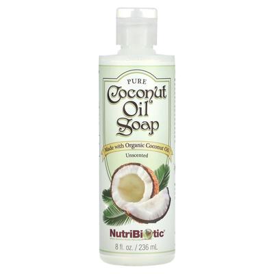 Pure Coconut Oil Soap, Unscented, 236 Ml (8 Fl Oz)