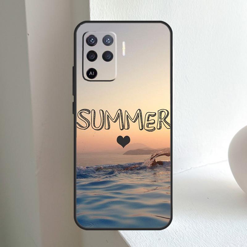 Love Summer For OPPO A78 A98 A18 A38 A58 A5 A6 Pro A15 A17 A57 A16 A76 A96 A54 A74 A94 A40 A60 A80 Case