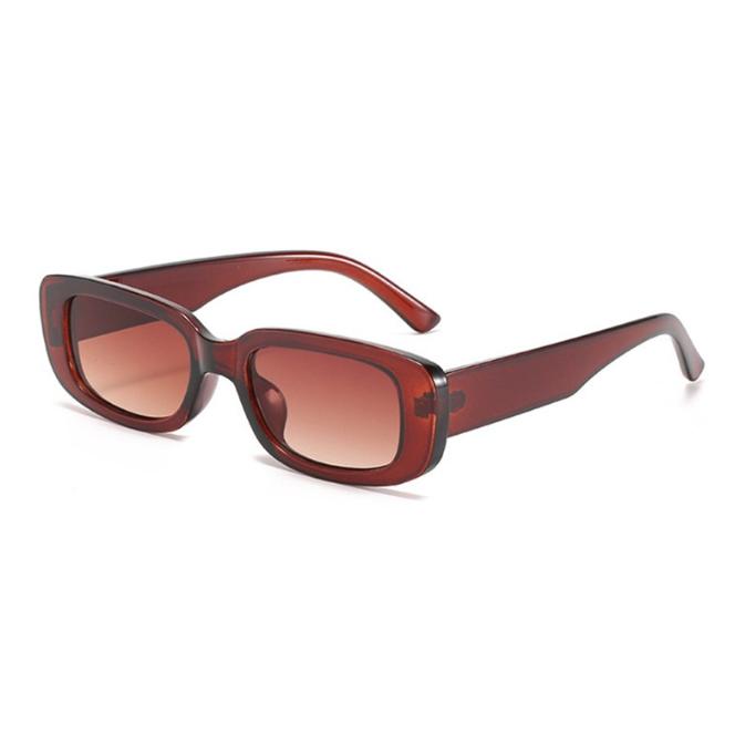 Rectangle Sunglasses for Women Men Trendy Y2k Retro 90s Sun Glasses UV400 Protection Cool Square Frame Sun Shades