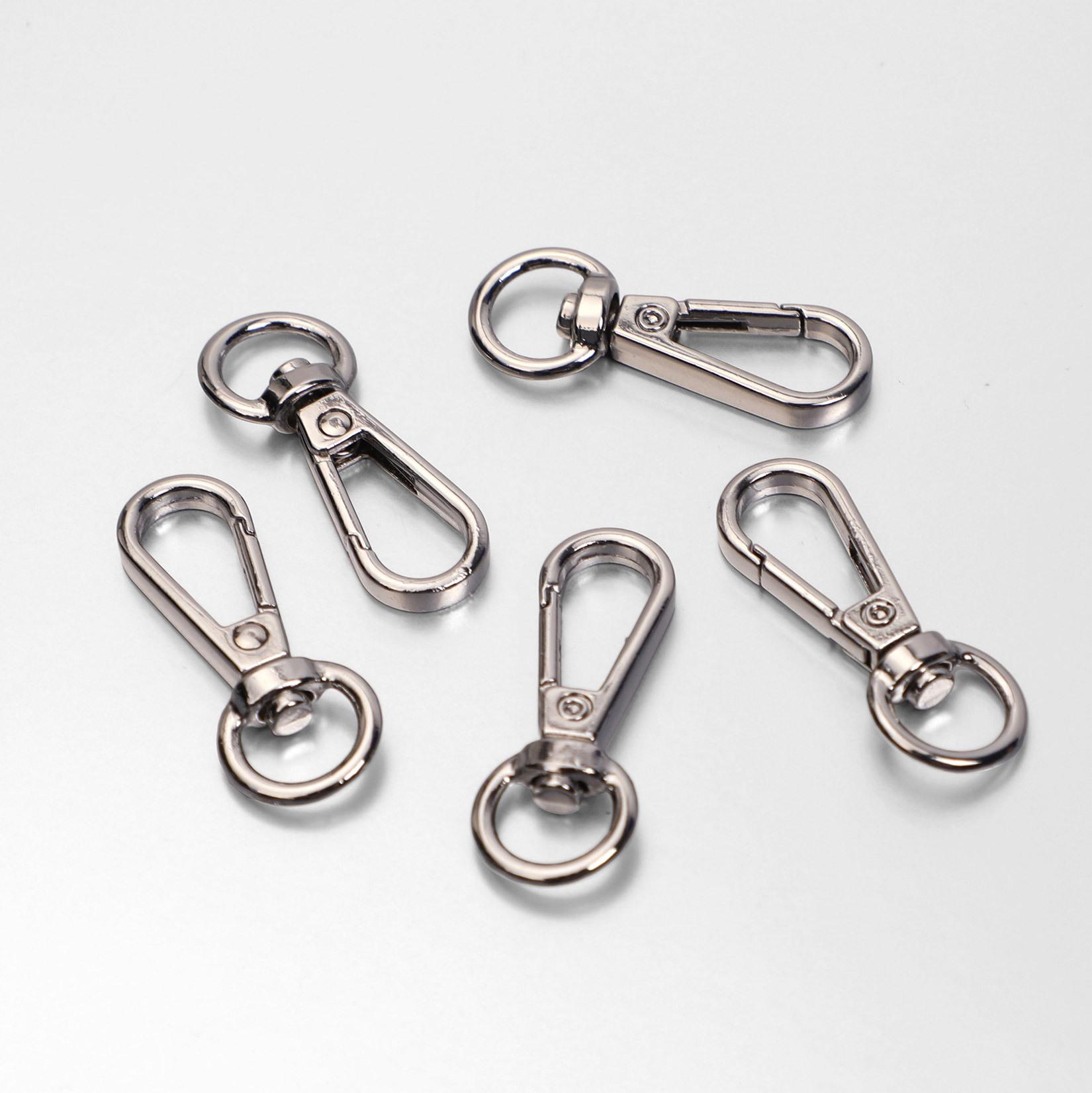 Zinc Alloy Rotary Buckle Mini Versatile Keychain Hardware Accessories Chain Buckle *20PCS