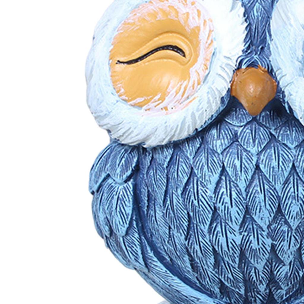 Owl Statue Decor Animal Small Figurines for Home Decor, Office Desk Ornament, Book Shelf Decoration,