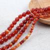 1 Strang/Lot 4 6 8 10 12 mm Schwarzer Naturstein Perlen Achate Yoga Spacer Runde Perlen für Schmuckherstellung DIY Halsketten Armbänder