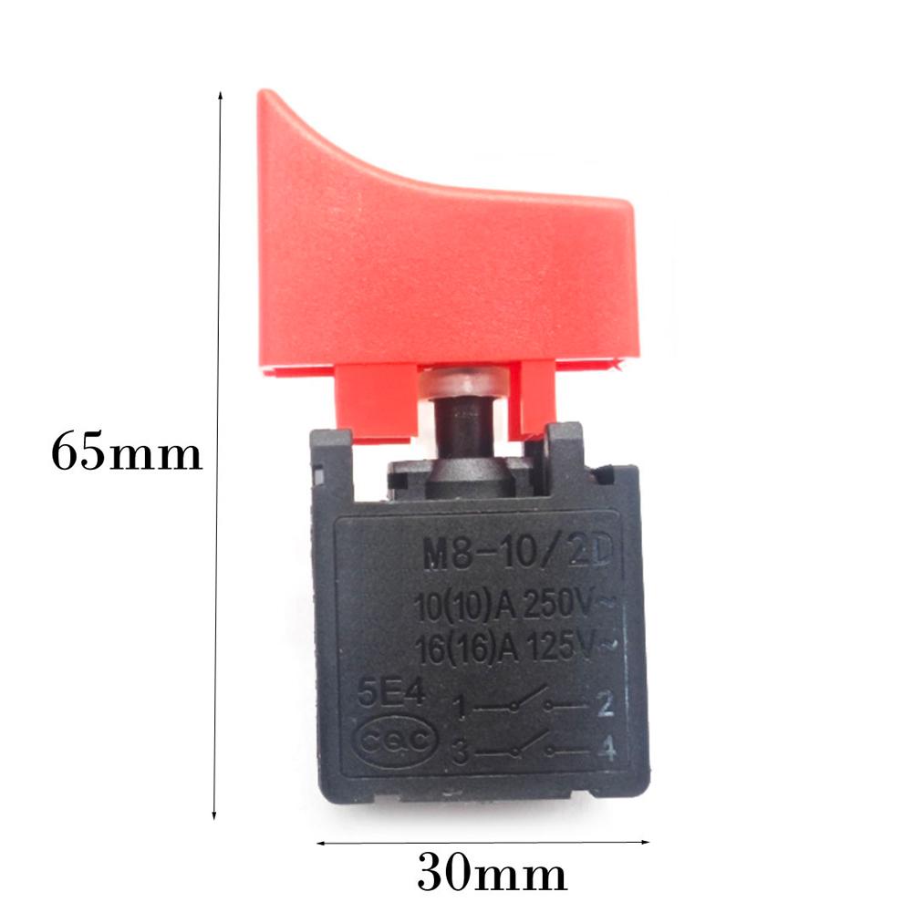 Power Tool Switch Trigger Switch Assembly For Electric Tools Power Tool Accessory Push Button Operation Suitable For 125 Type