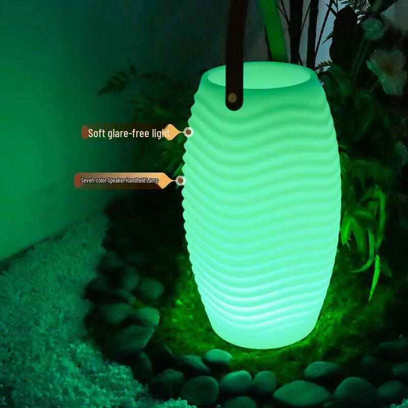 Portable LED Luminous Ice Bucket Bluetooth Speaker