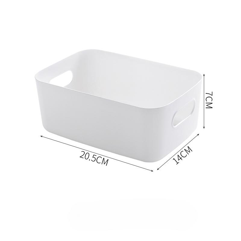 Storage Box Desktop Cosmetics Storage Clutter Organizer Storage Basket Plastic Snacks Household Kitchen Storage Box
