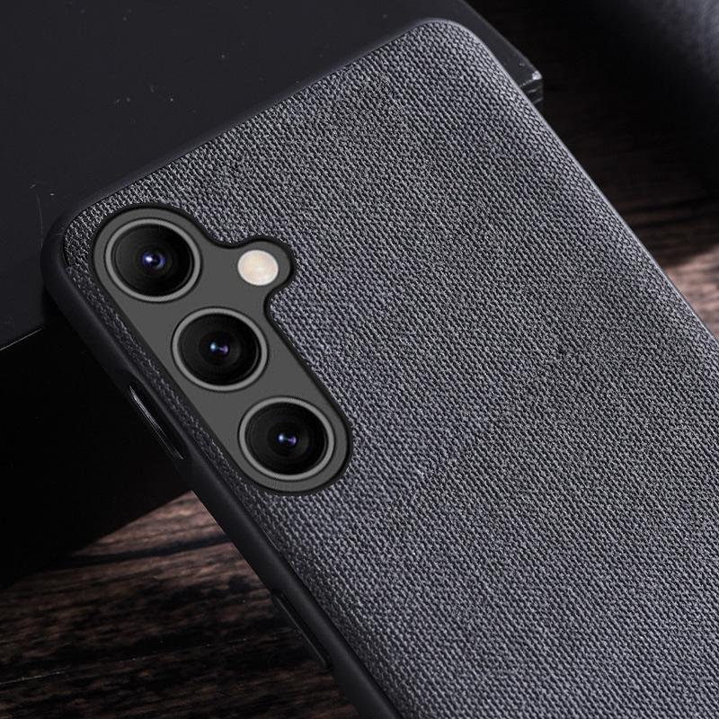 Applicable to Samsung S25Ultra mobile phone case A35 protective case A15 A25 cloth pattern new S23FE creative case