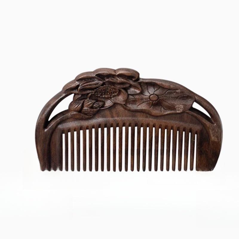 Non-Pear Wood Meridian Massage Brush: Full Body Meridian Dredging, Fat Burning, Abdomen Scraping with Pure Brass.