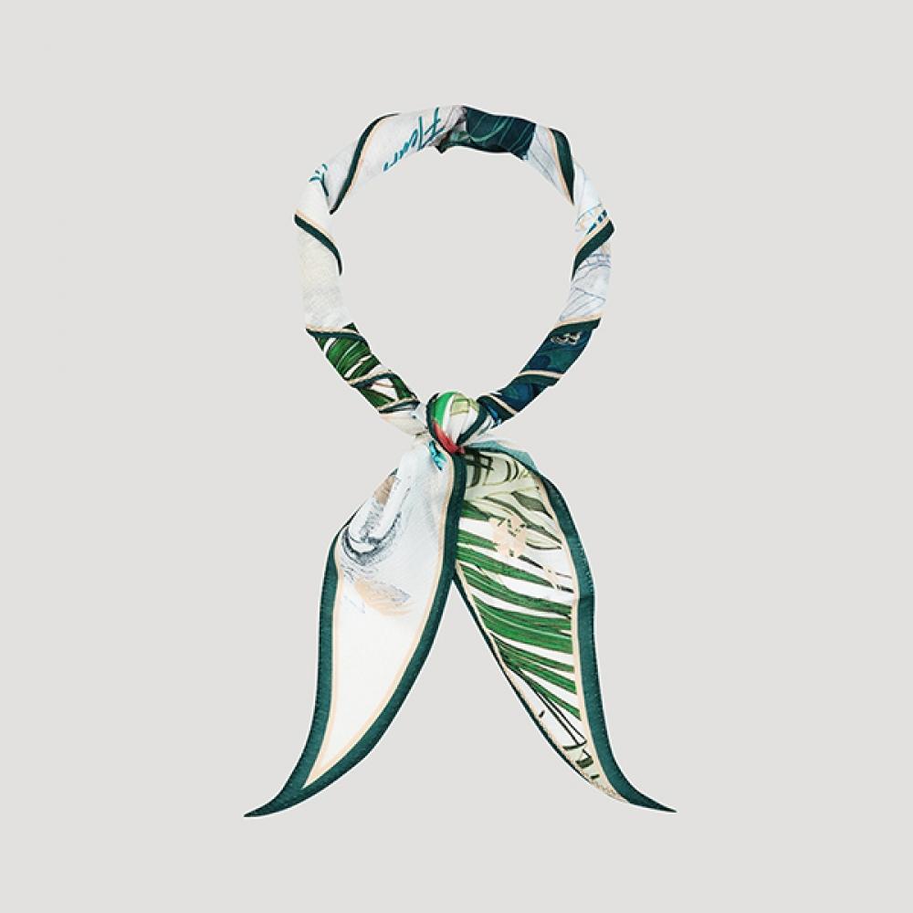 

She S miSS Botanical illuStration Scarf SaaSfo22020 Dn DARK NAVY/00