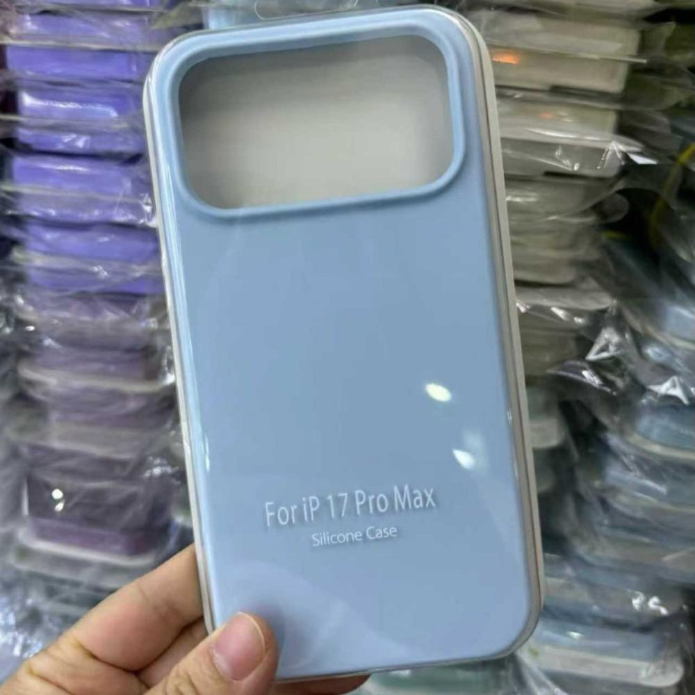 Fashion Original Liquid Silicone Pure Color Skin-friendly Case For IPhone 17 Air 16 15 14 Plus 13 12 11 Pro Max Shockproof Cover