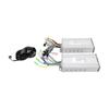 36 48V 1000W Motor Bürstenloser Geschwindigkeitsregler Dualantrieb-Kit mit Wasserdichtem LCD-Anzeigemeter für Elektrofahrrad