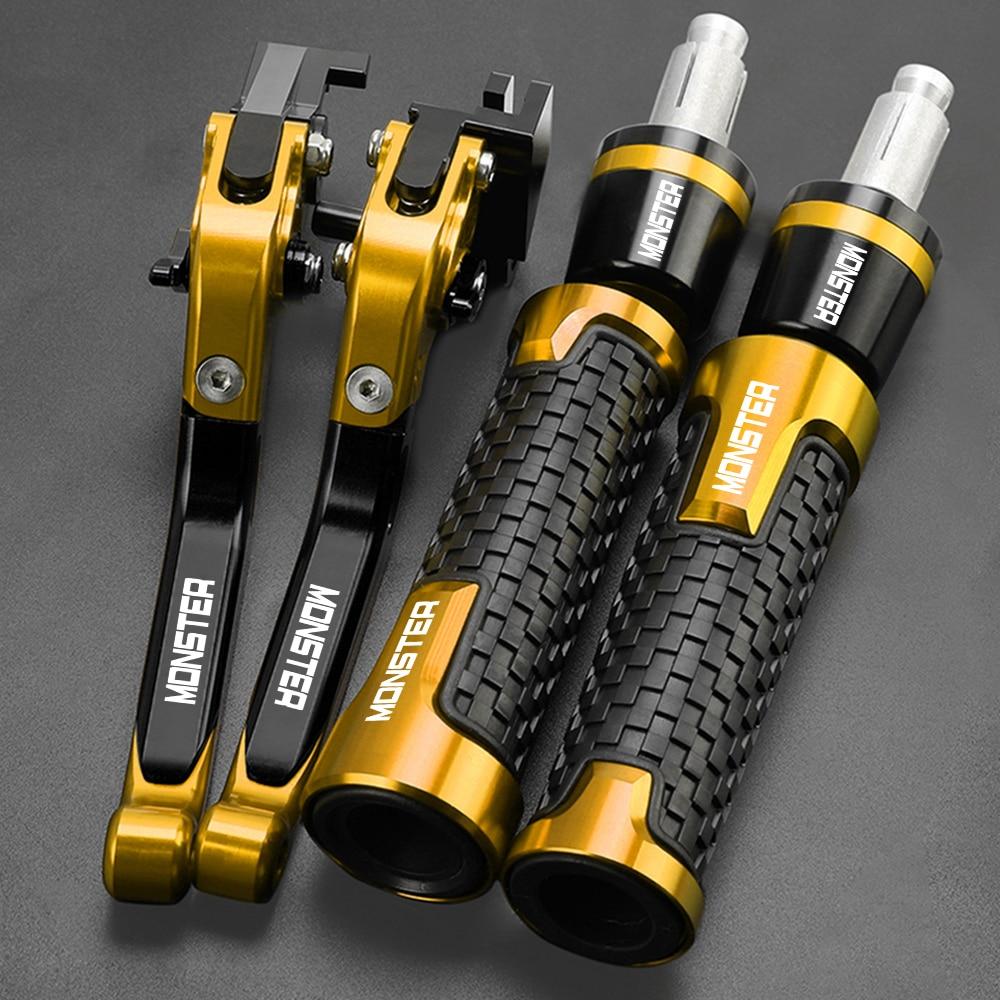 Motocykl Do DUCATI MONSTER 797 650 796 821 Hypermotard Dźwignie Hamulca Sprzęgła Kierownicy Końcówki Uchwytów 820 939 2017