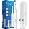 Smart Rotating Electric Toothbrush, Rechargeable Rotary Toothbrush  Heads, Compatible with Oral B Replacement Brush Heads