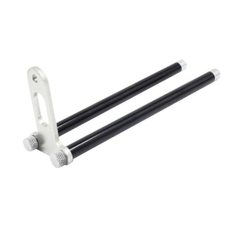 

Carp Fishing Accessories Aluminium Alloy Snag Bars Ears Black For Bite Alarms Windproof Carp Fishing Tackle Rod Support срібний
