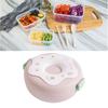 Plastic Lunch Storage Container 3 Compartments Food Container Compartment Lunch Box  For Travel