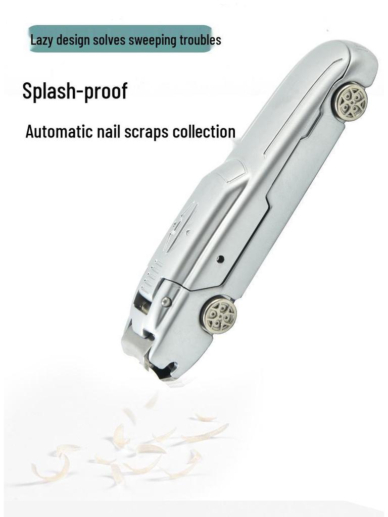 Anti-Splash Car Nail Clippers & Phone Holder