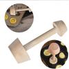 Tools Eggtart Mold Baking Supplies Pastry Pusher Cake Tools Egg Tart Tamper Wooden Egg Tart Mould