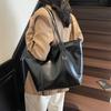 Large Capacity Tote Bag with Dual Handles Stylish Women's Shoulder Bag for Work Shopping and Everyday Use