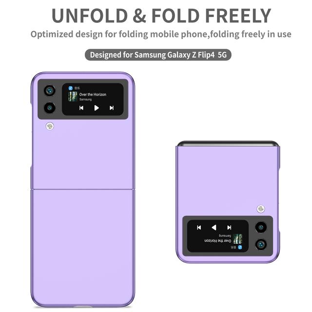 Anti -Scratch Comfortable Fashion Case For Samsung Galaxy Z Flip 4 5g Flip4 Flip3 Flip 3 Non -Slip Cover For Samsung Z Flip4