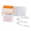 Hair Dryer Holder Free Punch Wall Mounted Universal Size Space Aluminum Blow Dryer Holder for Blow Dryer Toiletries